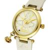 Vivienne Westwood Orb II Watch, White Dial, Calfskin Leather, VV006WHWH, Women's
