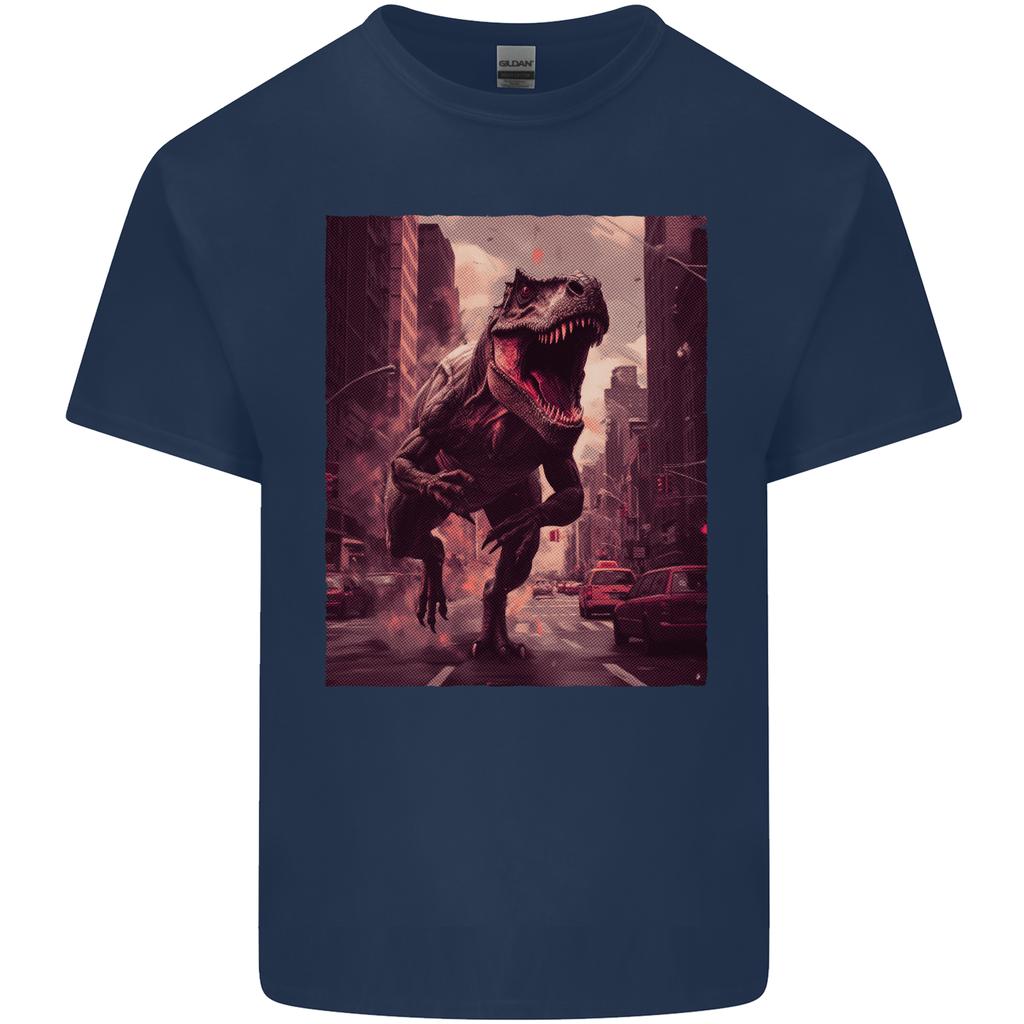 TRex Rampage Dinosaur Unisexs Light Cotton TShirt