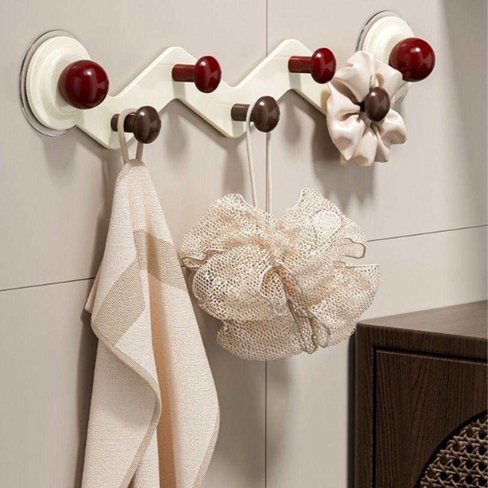 Rustproof Coat Storage Hooks Powerful Suction Wall Organizer Rack Suction Cup Hooks  Shower