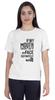 Inkmeso Women T Shirt If My Mouth Doesn't Say It My Face Definitely Will Letter Printed Sarcastic Crew Neck Top