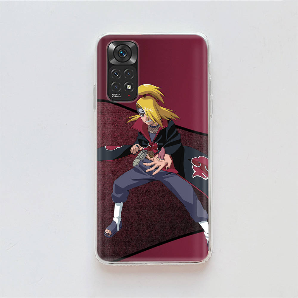 DT30 Akatsuki Naruto Case for Samsung A04 A14 A23 A34 A54 M23 M33 M52 M53 Realme 10 9 C30S C35 C55 VIVO Y02S Y21 Y33S Y51 X80 Pro Clear Cover