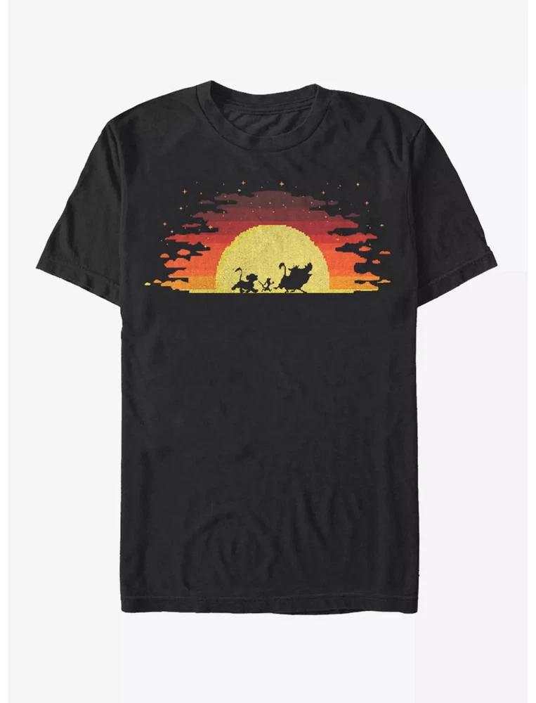 The Lion King Pixel Simba Sunset TShirt Size S 4XL Gift For Friends S
