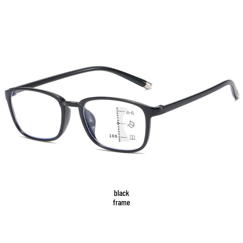 Ultralight TR90 Multifocal Anti-Blue Light Fashion Reading Glasses for Near & Far