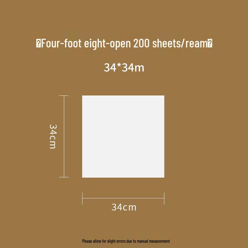 100 Sheets Calligraphy Brush Practice Paper - Semi-Ripe Xuan for Beginners & Chinese Painting
