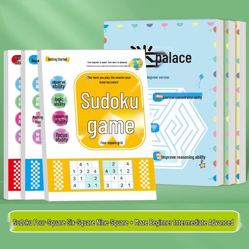 Beginner Sudoku Puzzle Book for Kids: 4x6 Grid Educational Toy for Math and Logic Skills