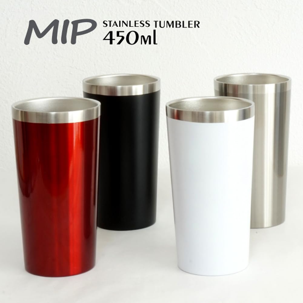 Living Tumbler 450ml Vacuum Insulated Stainless Steel White MIP