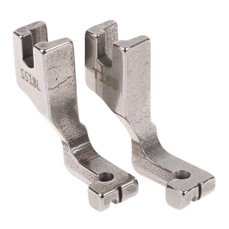 1Pc S518L/T168 Single-Sided Invisible Zipper Presser Foot Unilateral Zipper Feet For Lockstitch Industrial Sewing Machine