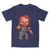 Unisex WoUnisex TShirt The Killer Doll Accessories Funny Cotton Short Sleeve Horror Chucky T Shirts O Neck Tops Plus Size