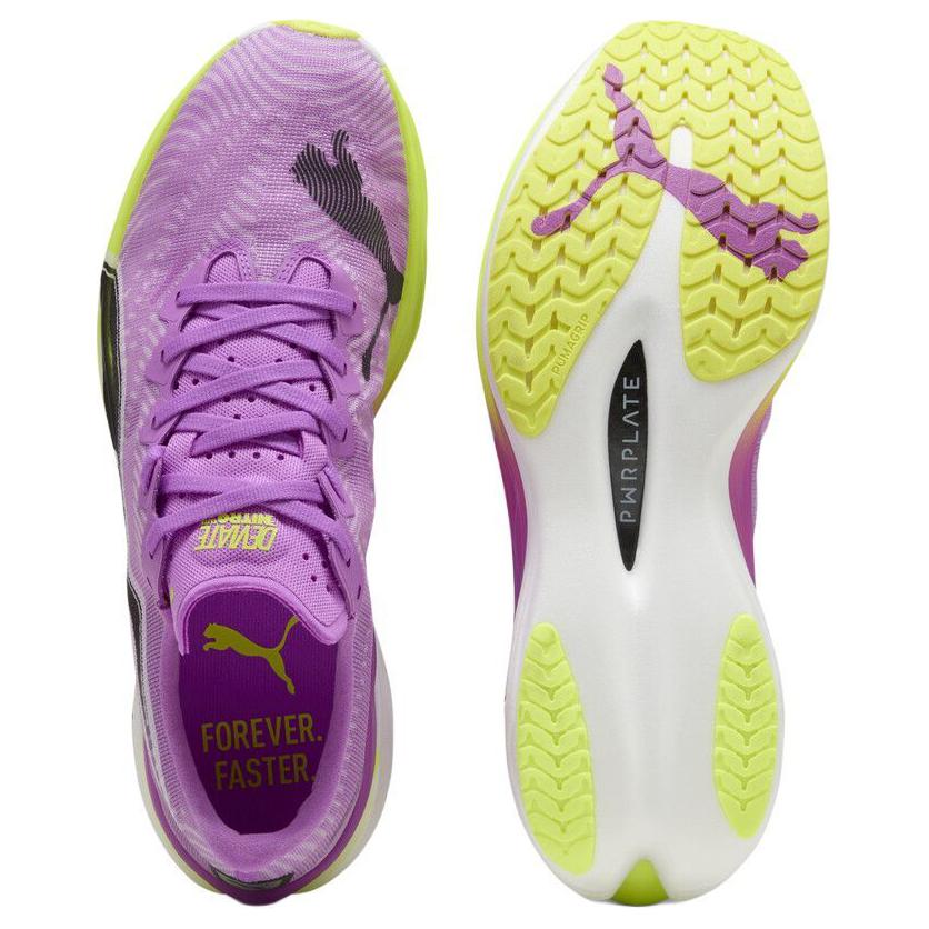 Puma Deviate Nitro Elite 3 Pure Magenta Yellow Alert Men Sneakers Purple 309809-04