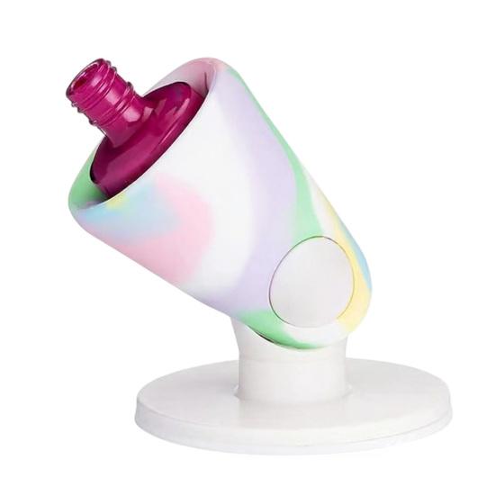 Nostalgie Hinge Untippable Nail Polish Bottle Holder, Anti-Spill Tilted Stand, Display Rack for Home, Salon