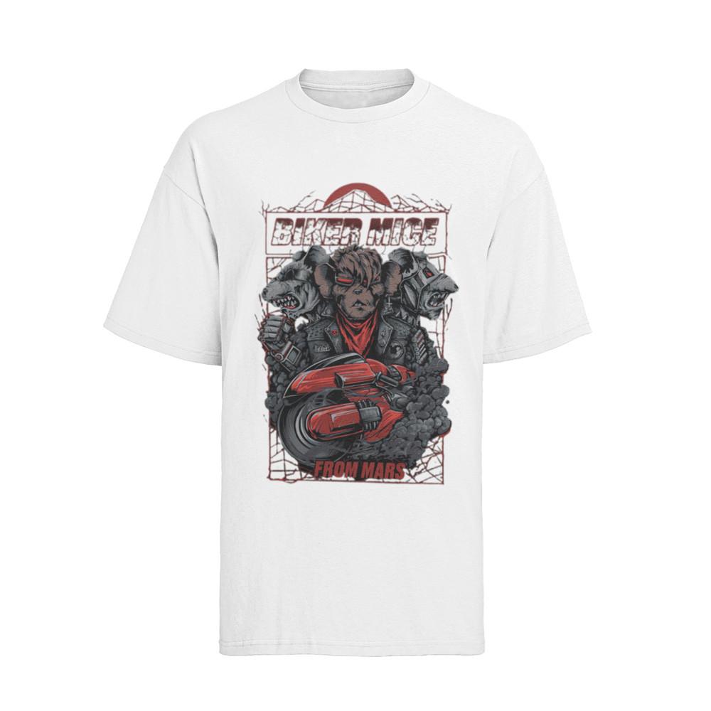 

Retro Biker Mice from Mars 90s Cartoon Motorrad Herren T-shirt Baumwolle XL