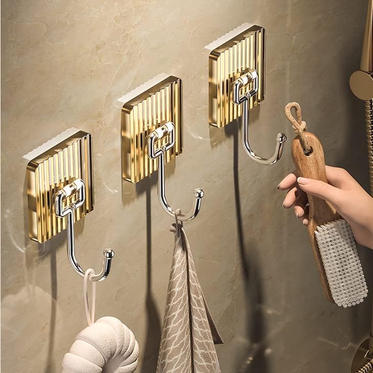 Transparent Wall Hook Strong Self Adhesive Wall Mounted Hook Bathroom Towel No Punching Hanger Storage Rack Acrylic Sticky Hook