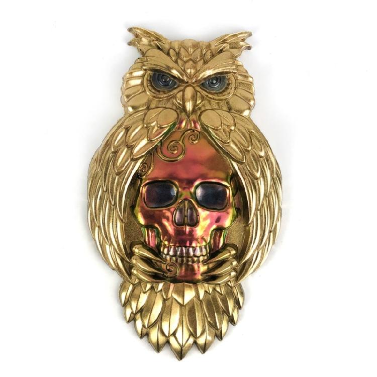 Halloween Eulen Schädel Dekor Form DIY Ornamente Anhänger Epoxidharz Bastelform