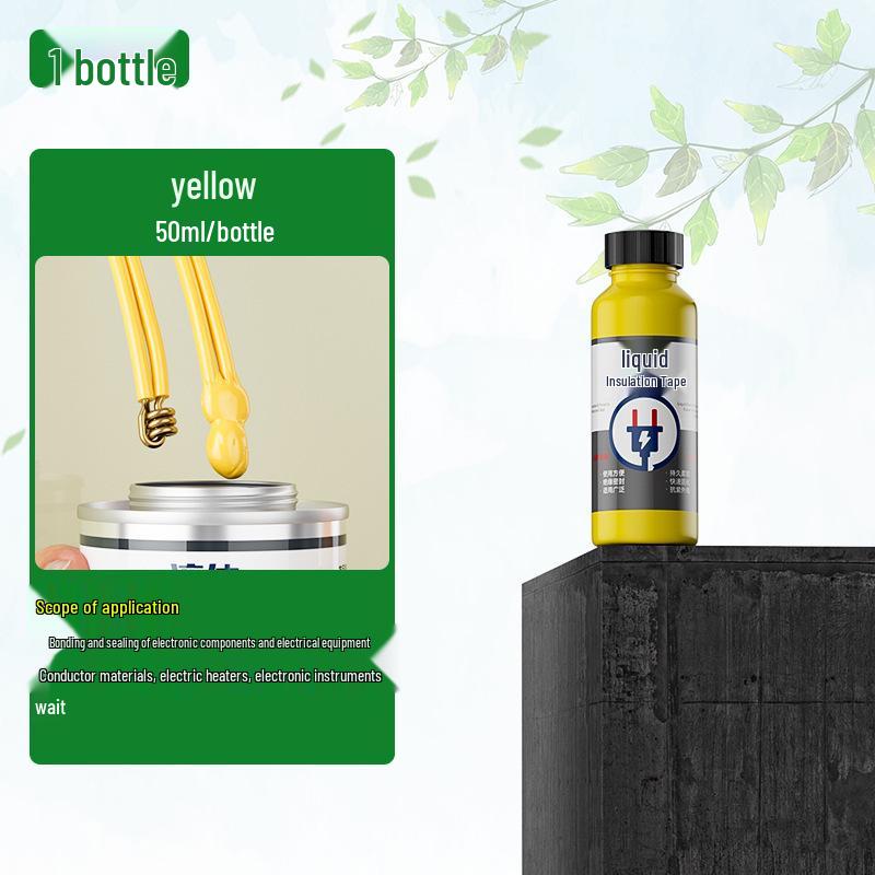 High Temp Waterproof Electrical Insulation Tape - Flame Retardant Liquid Adhesive for Circuit Repair