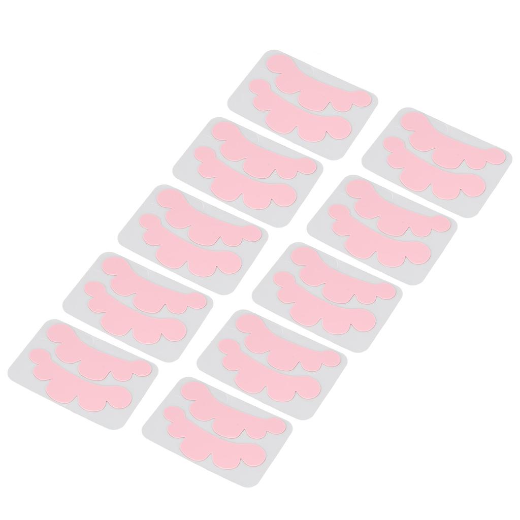 10 Pairs Silicone Eyelash Extension Under Eye Pads Arch Shape Reusable Eyelash Extension Patches