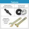 Cordless Drill Angle Grinder Attachment: Multifunctional Conversion Rod Set for Cutting and Polishing