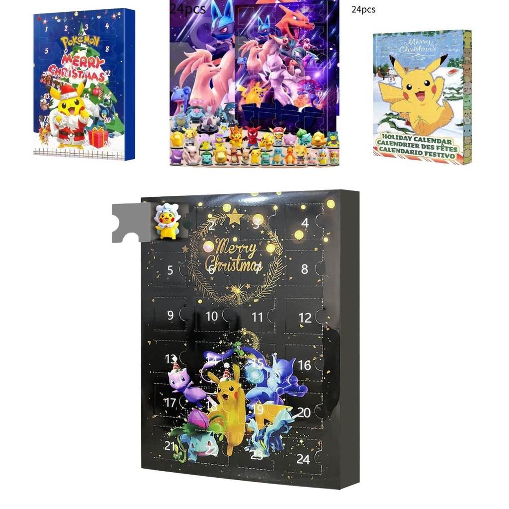 24 Piece Pokmon Advent Calendar Box Stunning Pokmon Pocket Monsters Toys Set