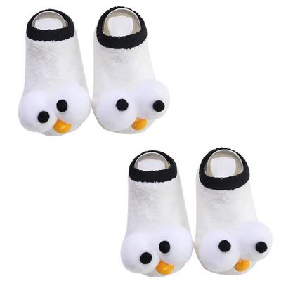 Mom's Care 3D Big Eye Point Socks 2 Foot Set, Korean Baby Products