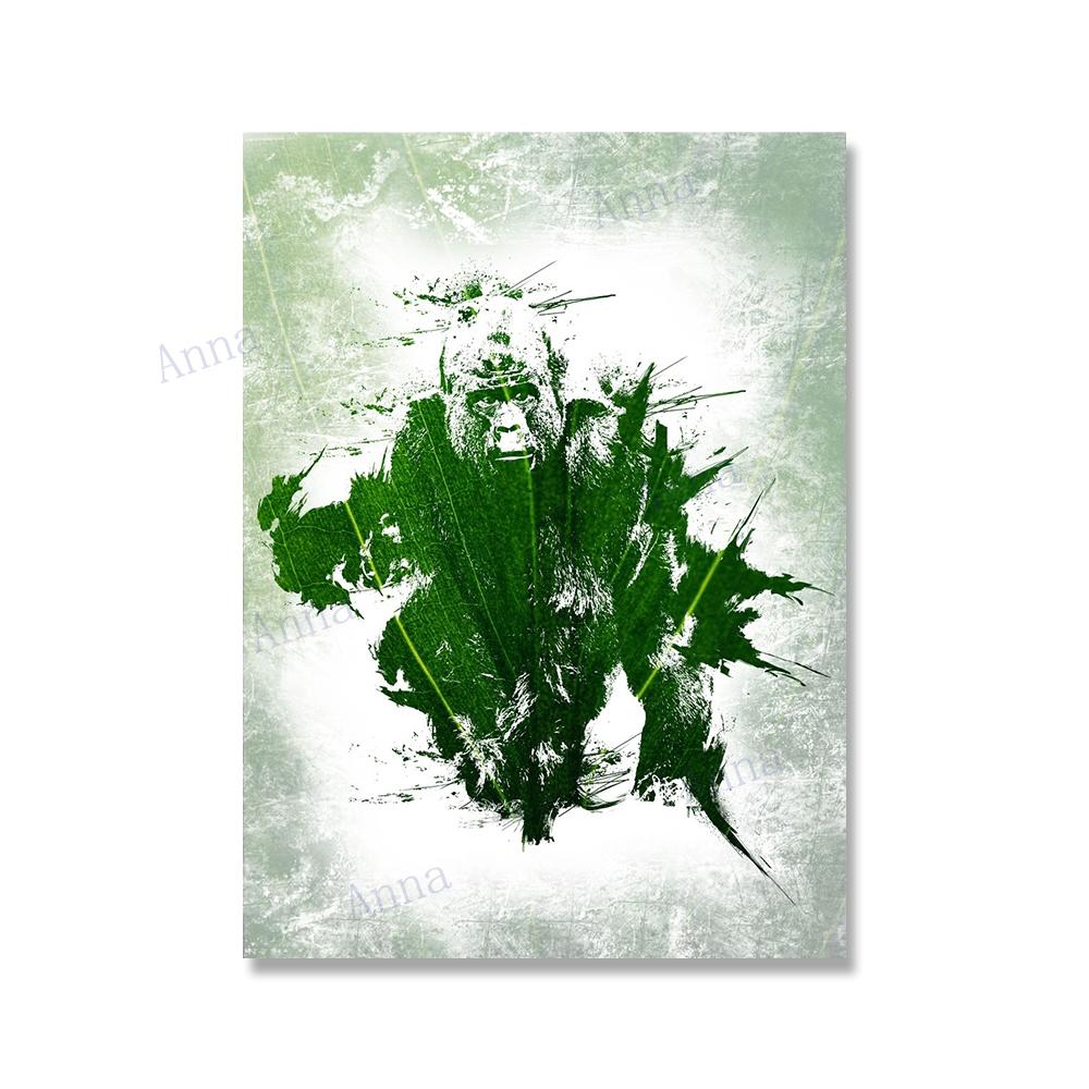 

Акварельный постер с животными, слон, тигр, лошадь, лев, милый мультфильм, детский сад, декоративная живопись для детской комнаты, декор для детской комнаты 21x30cm No Framed