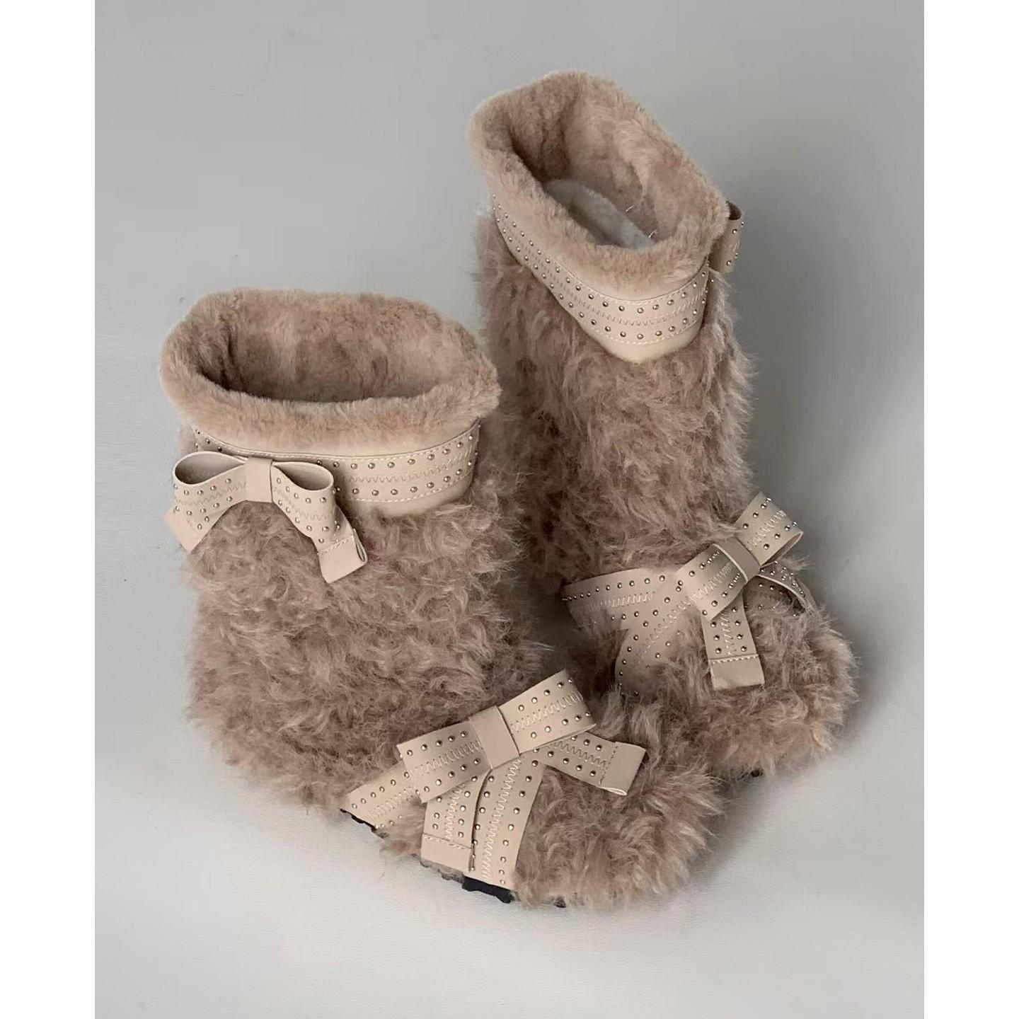 

Женские зимние ботинки на толстой подошве с мехом, легкие, теплые, непродуваемые, утепленные, нескользящие, износостойкие, повседневные кроссовки, хлопковые ботинки 40 коричневый