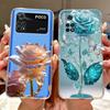 For Xiaomi Poco M4 Pro Elegant Floral Butterfly Phone Case For Xiaomi Poco M4 5G PocoM4 Pro 5G 4G Soft Silicone TPU Cases