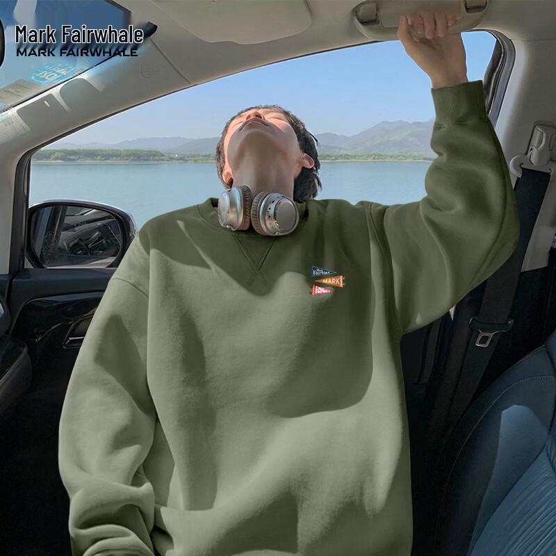 MARK FAIRWHALE Men's Heavyweight Crewneck Sweatshirt