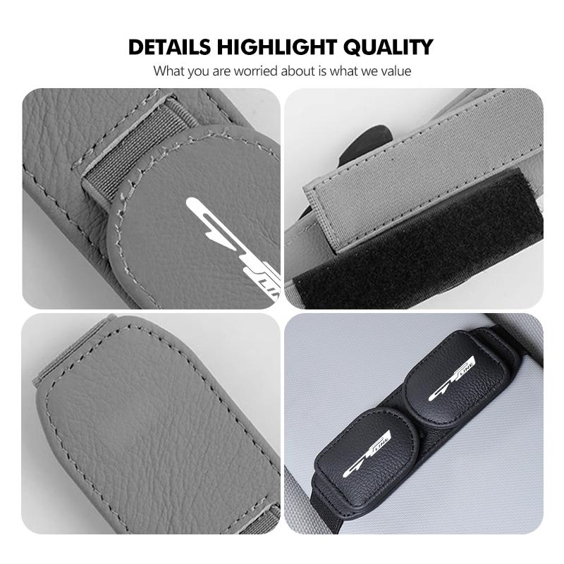 AHL1 Car Sun Visor Eyeglass Holder Card Clip Storage Accessories For KIA Rio K5 K2 Sportage Ceed Sorento Picanto Stinger Soul