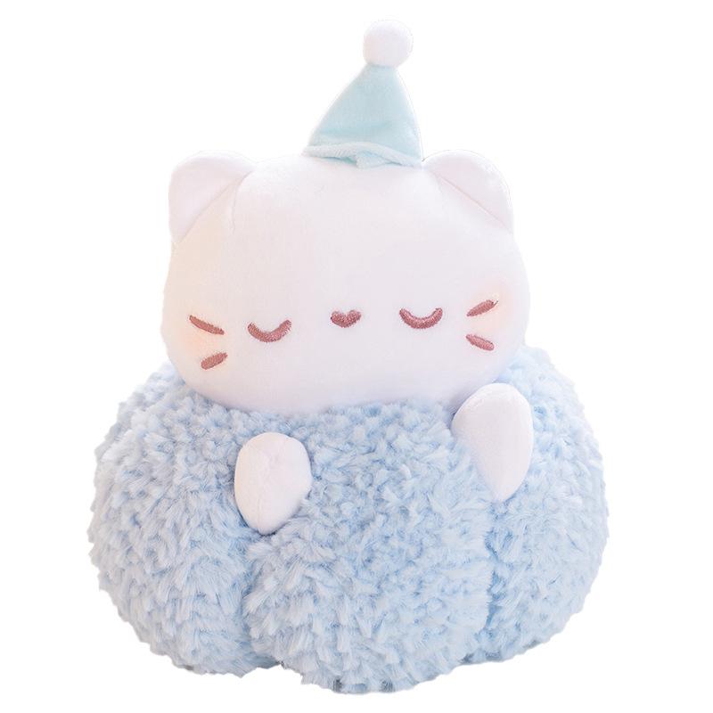 Cute Soft Cloud Kitten Doll Plush Toy Cat Doll Children's Company Soothing Doll