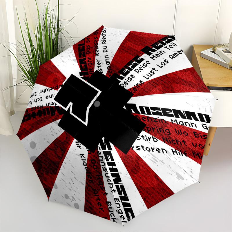 1pc Rammstein Themed High-quality Umbrella,Automatic Opening and Closing Umbrella,Multi-functional Umbrella G0811008