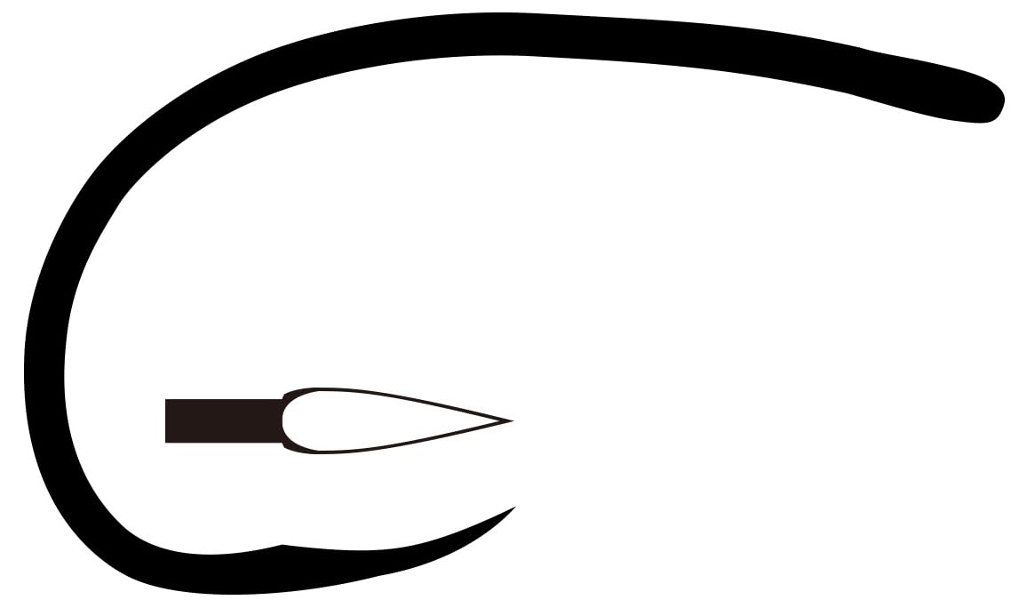 

TIEMCO Fly Hook Q100 Size 6 TMC2499SP-BL