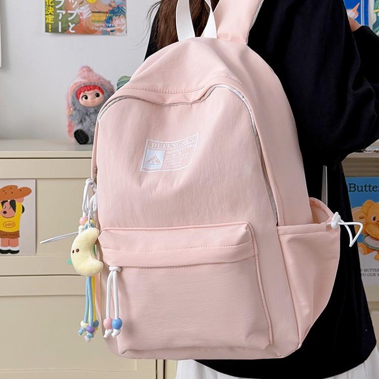 Schoolbag wholesale Japanese new junior high school student schoolbag women's new simple high-value campus schoolbag leisure travel backpack