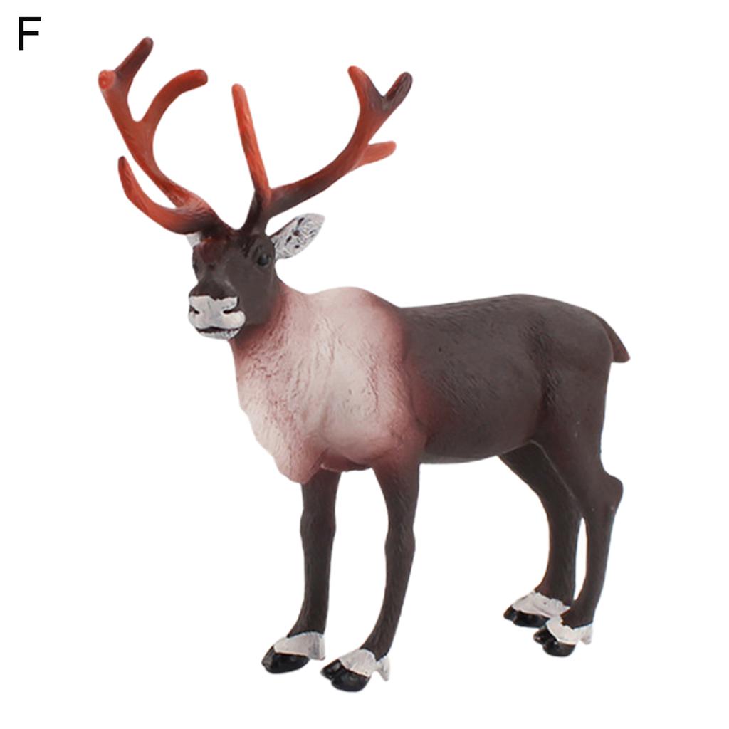 Animal Figurine Realistic Alpaca Goat Deer Ostrich Horse Forest Woodland Creatures Figure Kids Educational Wild Animal Toy