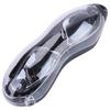 New Fashion Adjustable Waterproof Anti Fog Swimming Goggles with Ear Plugs (Black)