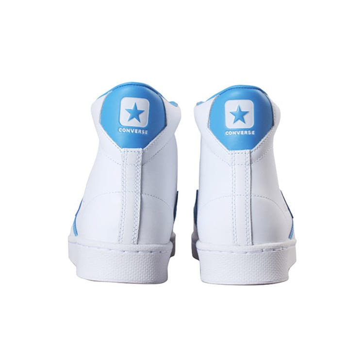 Pro Leder Converse Hi 'Weiß Blau' 166813C