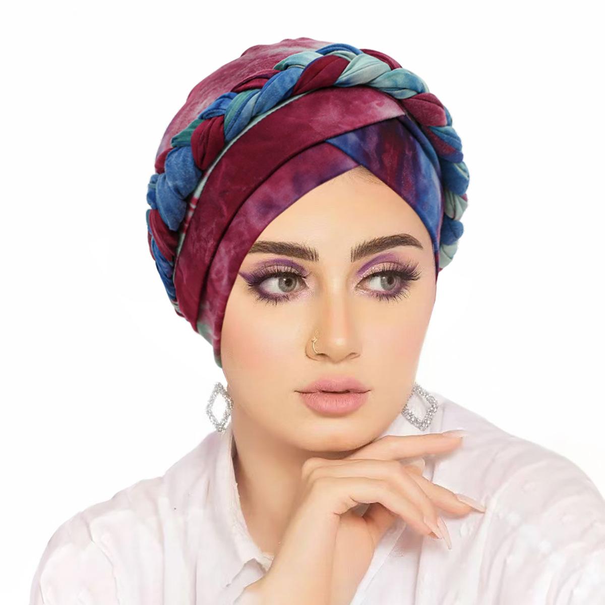 

Мусульманские Женщины Коса Хиджаб Тюрбан Химиотерапевтическая Эластичная Шапочка Головной Убор Исламский Чепчик Головной Убор Шапочка Шапка