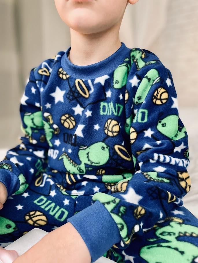 Kids’ Winter Pajamas (Boys) – Colorful Print & Cozy Fleece Fabric, Winter, 6076-028-4 HC