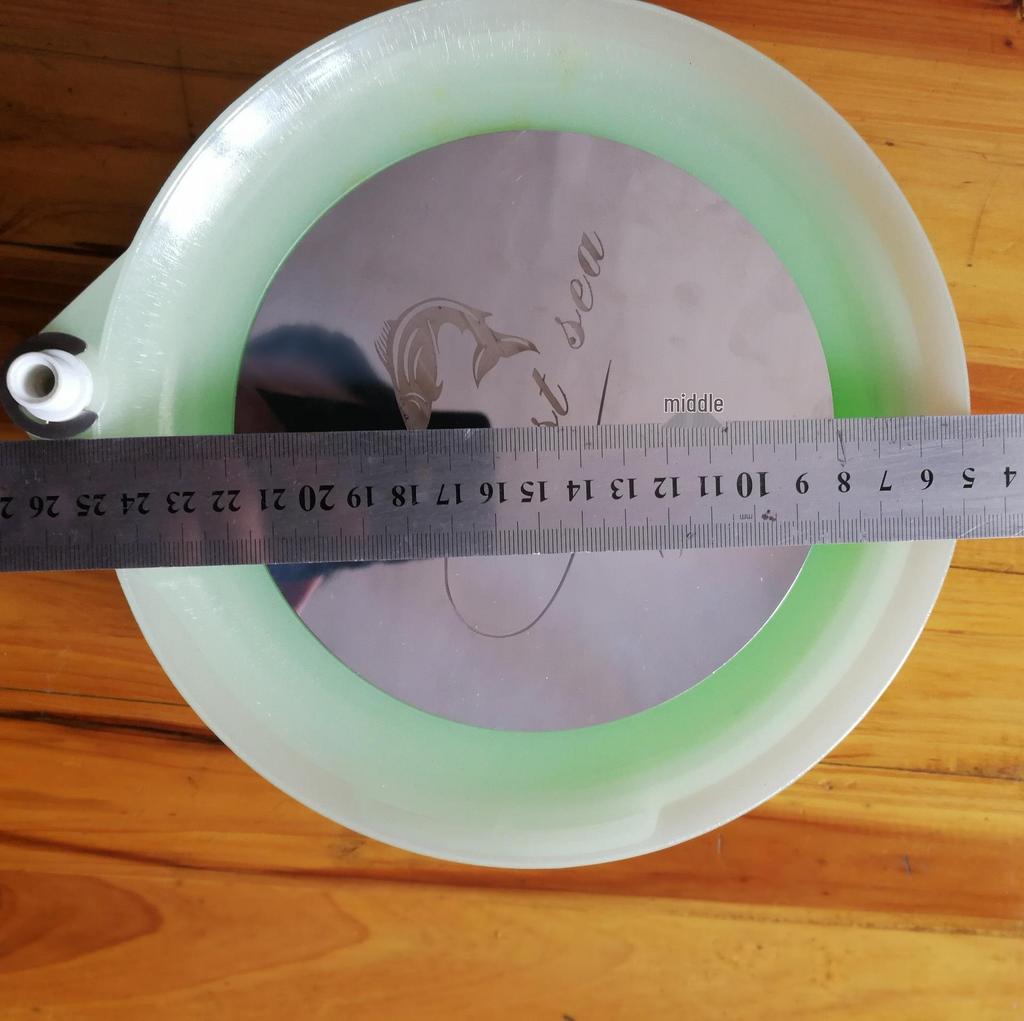 Luminous Fishing Bait Tray with Ground Stake