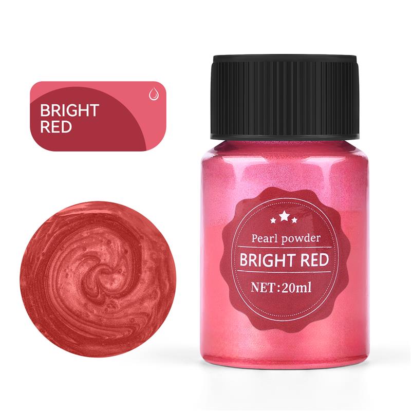 24 Color 10g Epoxy Resin Dye Mica Powder Powdered Pigments Set Resin Mica Pearlescent Resin Pearl Box-Packed Micas Colorants