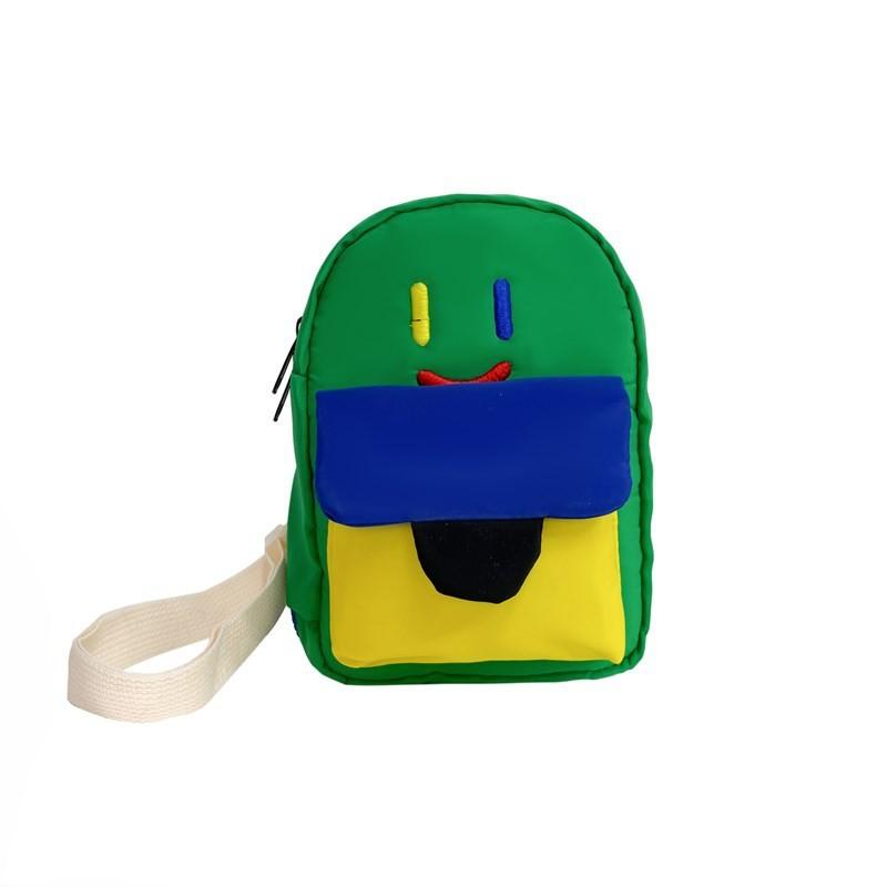Adorable Smile Face Crossbody Bag For Children Ideal For Preschool And Daily Use