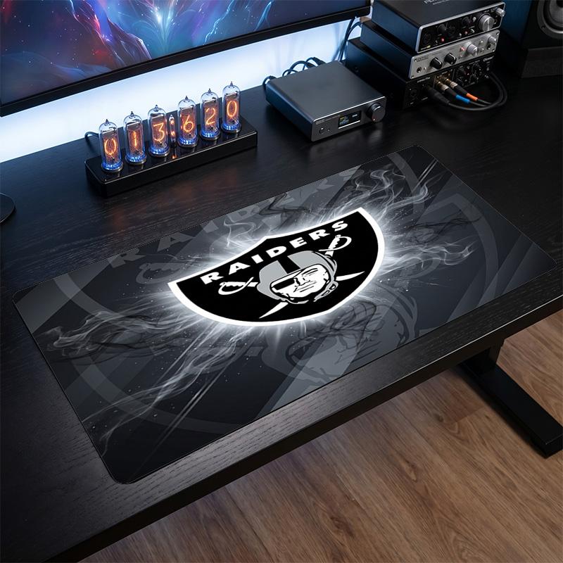 Tappetino per mouse con motivo Las Vegas Raiders Anti?Tappetino Antiscivolo in Gomma per Scrivania per Gaming Lavoro Decorazione Desktop