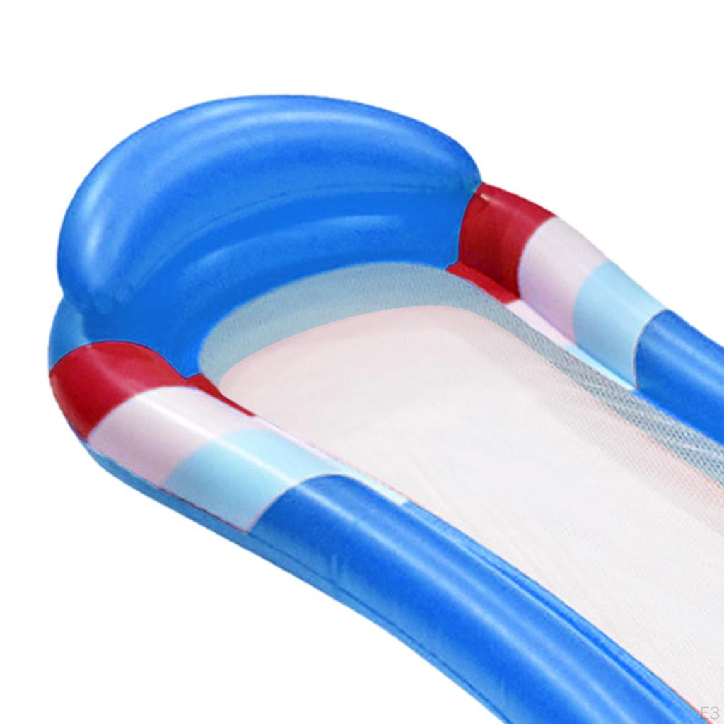Swimming Pool Lounger Party Toy Inflatable Floats for Kids Adults Red