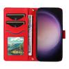 Applicable To Samsung S24 Fashion Leather Case A55 Small Fragrant Wind Diamond Grid Card Wallet Diagonal Span Portable Rope A05S Solid Color