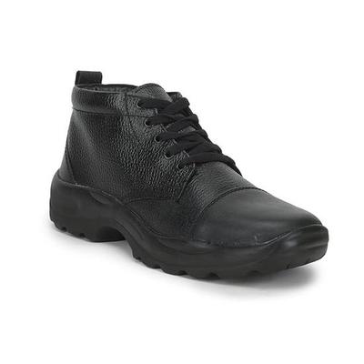 Liberty Freedom OXFORD5132 Lacing Safety Shoes for Men | Leather Sole| Water Resistance |Padded Foam Insole | Shock Absorber|