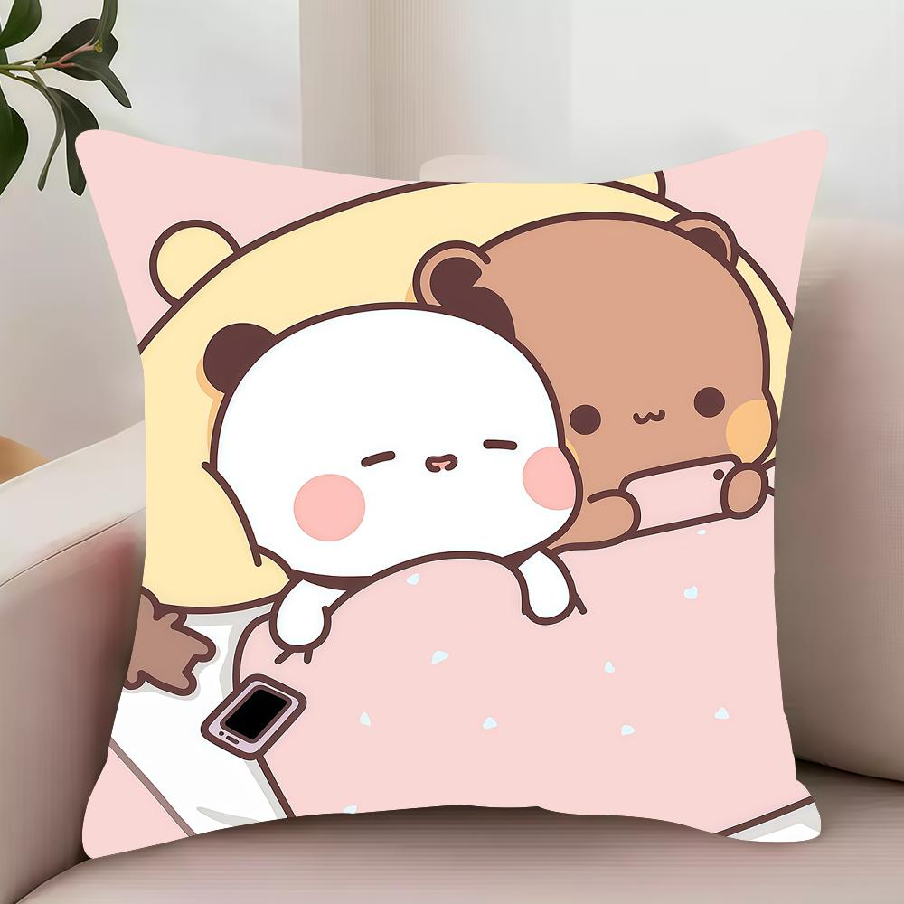 Panda Cute BuBu DuDu Pillow Case Decor Protective Covers Comfortable Soft For Sofa Living Room Home Office