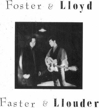 CD FOSTER  LLOYD  Faster  Llouder 95872R RCA 1990 US Rock Used