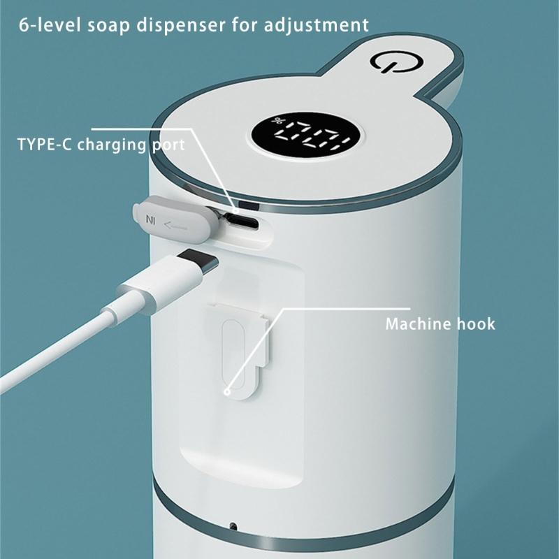 Automatic Hand Soap Dispenser Touchless Hand Washer Countertops 380ml Soap Dispenser for Home Restaurant Easy To Use