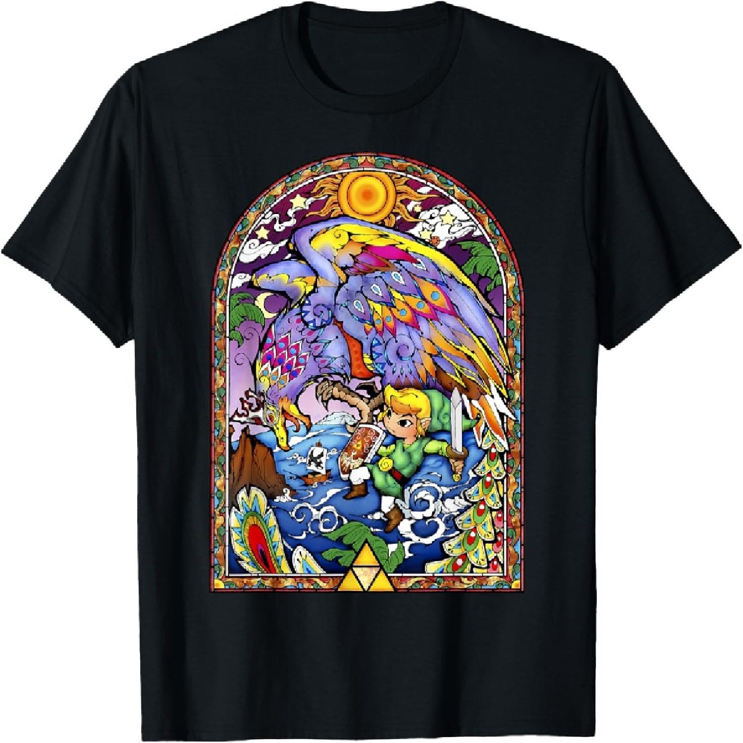 Legend of Zelda Wind Waker Kargaroc Glass Graphic T-Shirt T-Shirt S разноцветный