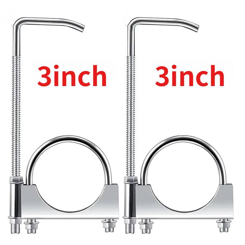Automobile Exhaust Clamp Hook 2.5Inch Exhaust Hanger Rear Muffler Hanger Car Tool