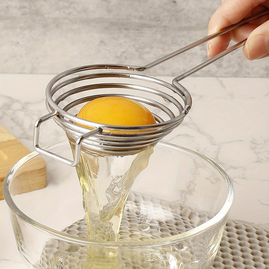 Stainless Steel Egg Separator Kitchen Baking Egg Yolk Filter Tool