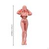 1/64 Scale Female Figurine Detailed Carving Miniature Scene Figure Clothing Folds